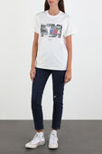 USA Print Tshirt in White